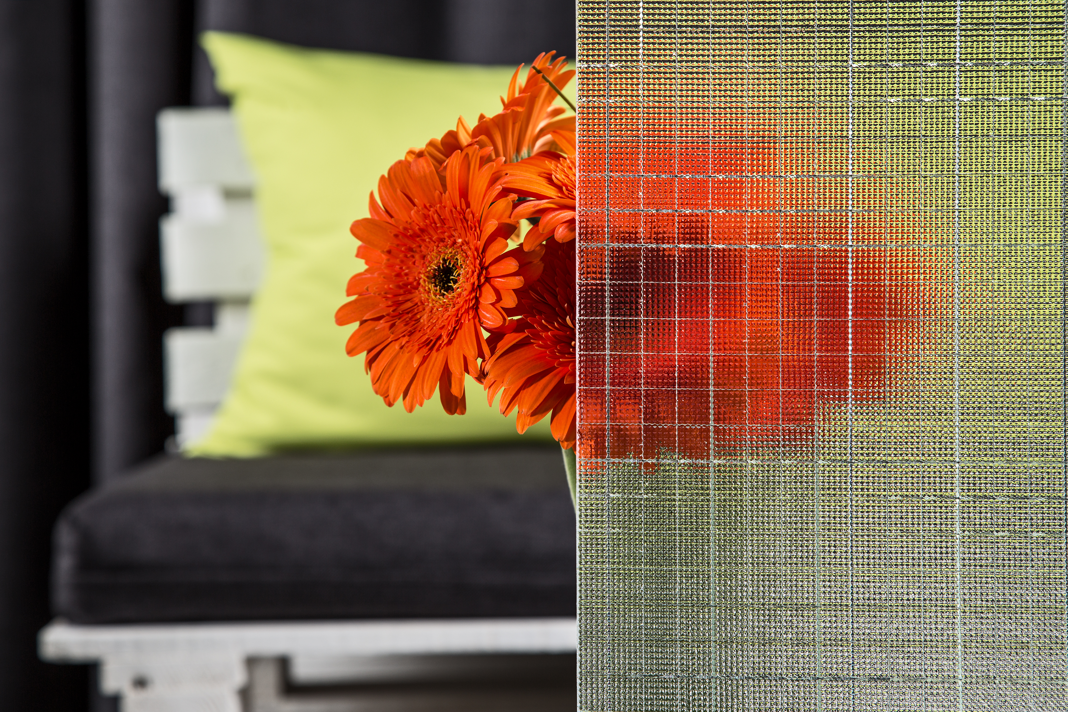 Wired glass Glasfabrik Lamberts